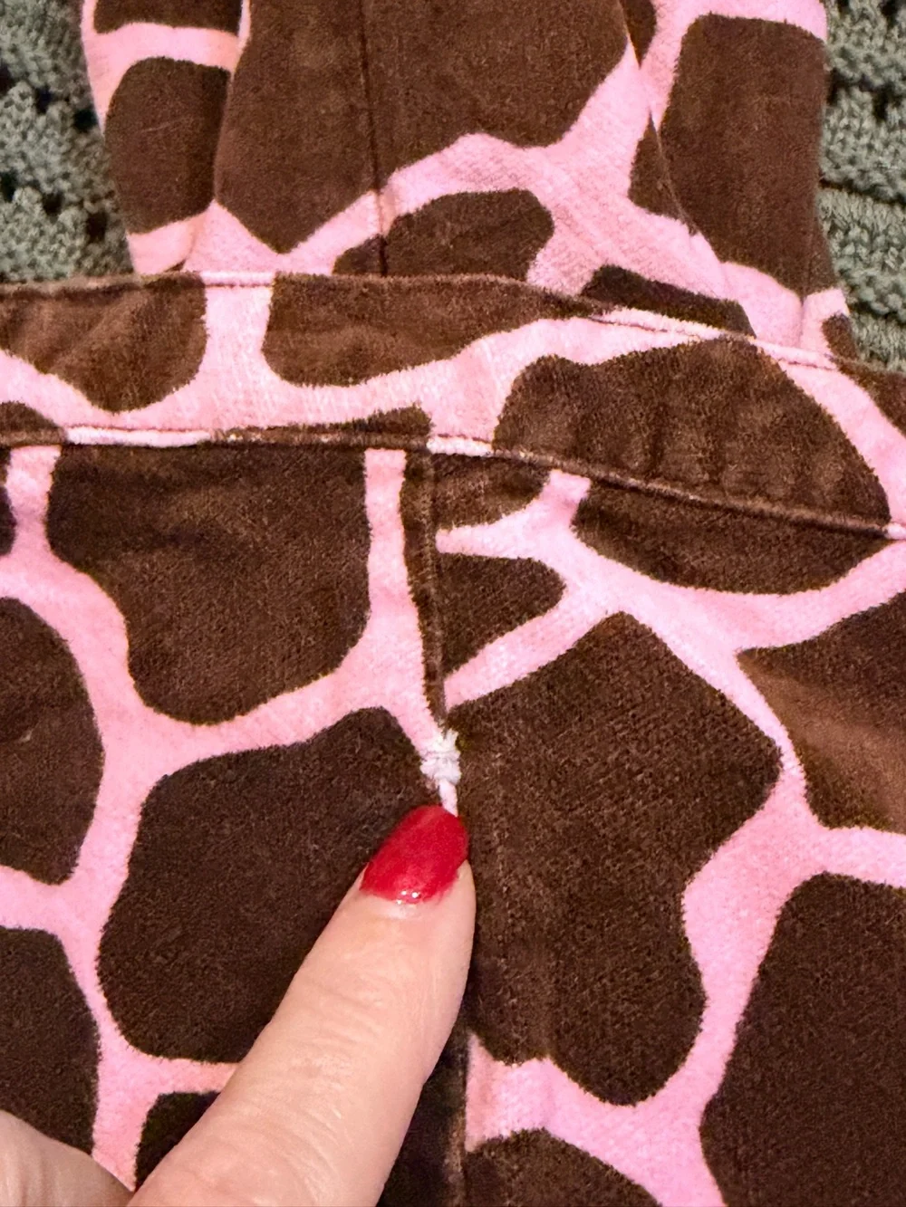 Gymboree Giraffe Club velveteen fringe pants vintage